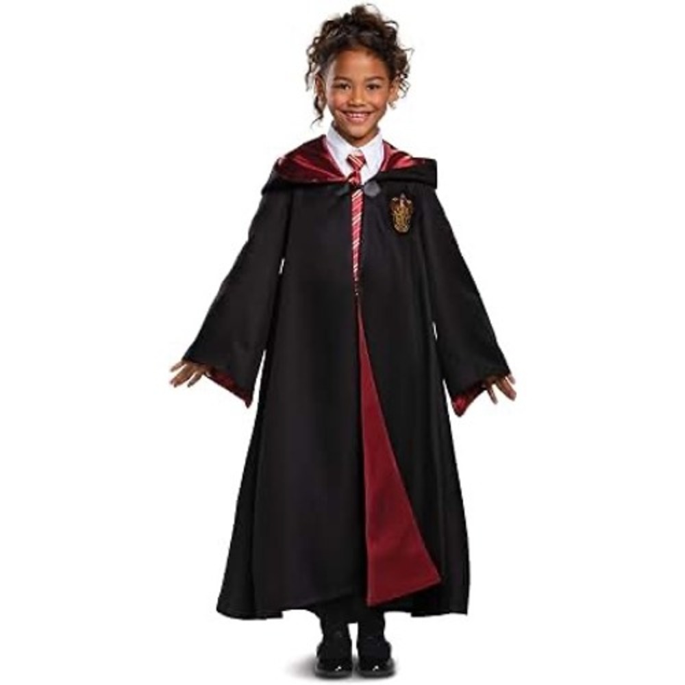 Harry Potter Gryffindor Robe Kids Large 10-12 Black Red Wizarding World 163129G